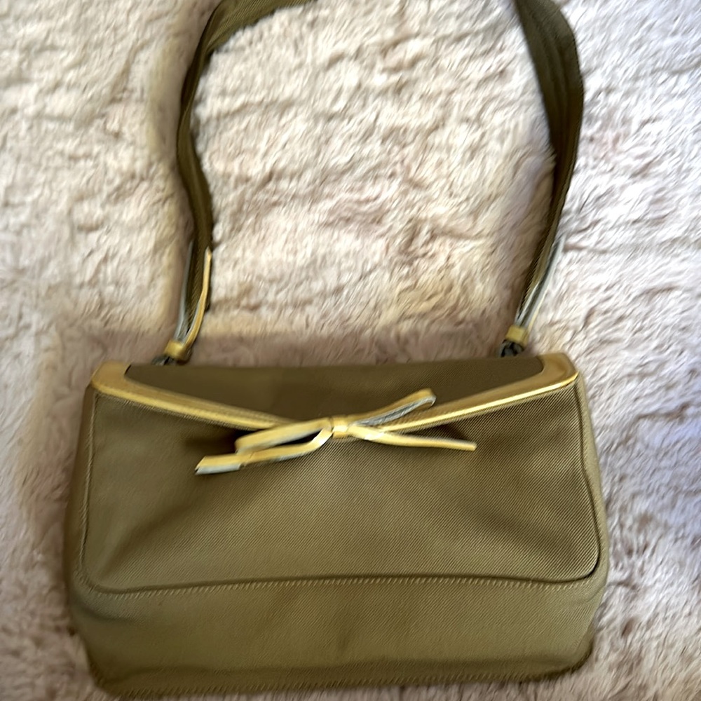 Prada Canada canvas small clutch vintage
